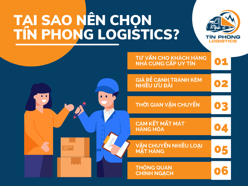 Cam kết của Tín Phong Logistics với dịch vụ