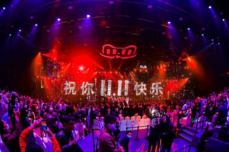Chương trình Double 11 của Alibaba hoành tráng tại Trung Quốc