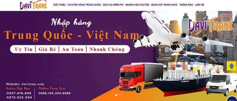 Davitrans - Công Ty TNHH Giao nhận vận tải Đại Việt