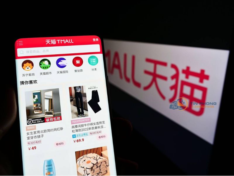 Tmall - viết tắt của Taobao Mall cung cấp hàng Quảng Châu chính hãng