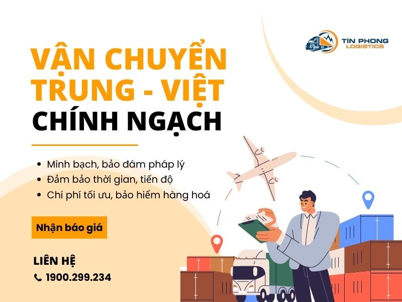 Vận chuyển hàng chính ngạch từ Trung Quốc về Việt Nam cùng Tín Phong Logistics