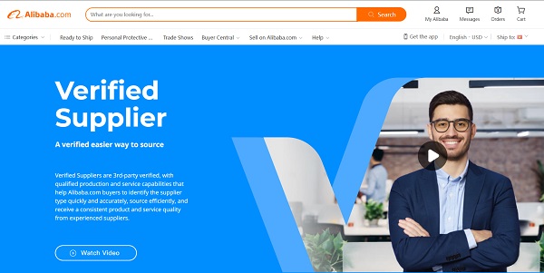 Hệ thông Verified Supplier - Xác minh nhà cung cấp uy tín trên Alibaba