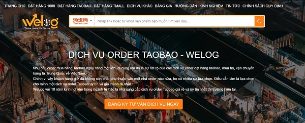 Welog - Công ty order Taobao uy tín tại Hà Nội